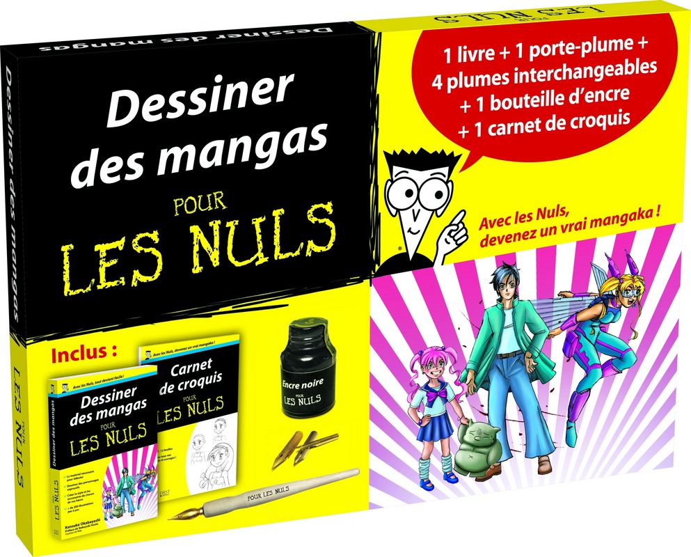 Coffret Dessiner Des Mangas Pour Les Nuls Pour Les Nuls