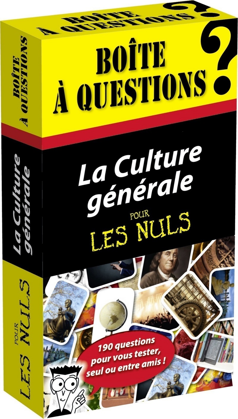 100 Questions Réponses Culture Générale 2022 La Boîte à questions – Culture générale pour les Nuls | Pour les nuls