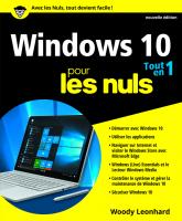 Windows 10 pour les Nuls Tout en 1, 2e édition