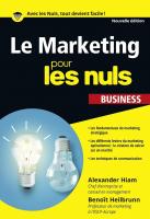 Le Marketing pour les Nuls poche business