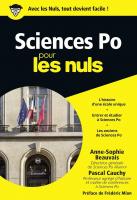 Sciences Po pour les Nuls poche