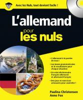 L'allemand pour les Nuls, 2e édition