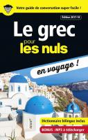 Le grec pour les Nuls en voyage, édition 2017-18