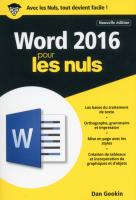 Word 2016 pour les Nuls poche, 2e édition