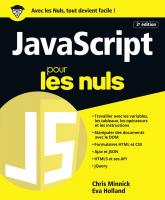 JavaScript pour les Nuls grand format, 2e édition