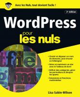 WordPress pour les Nuls, grand format, 3e édition