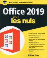 Office 2019 pour les Nuls, grand format