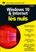 Windows 10 et Internet, 4e Megapoche Pour les Nuls