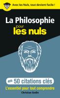 La philosophie en 50 citations clés pour les Nuls