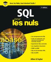 SQL Pour les Nuls, 3e