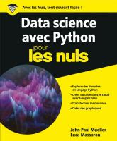 Python pour la Data science pour les Nuls, grand format