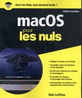 macOS édition Catalina pour les Nuls, grand format