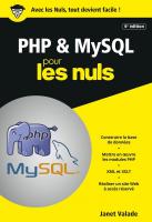 PHP et MySQL pour les Nuls, poche 6 éd.