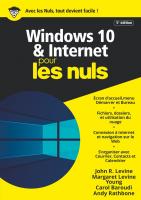 Windows 10 et Internet pour les Nuls, mégapoche, 5e éd.
