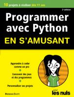 Programmer en s'amusant avec Python pour les Nuls, mégapoche, 3e éd.