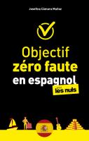 Objectif zéro faute en espagnol pour les Nuls