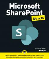 Microsoft Sharepoint Pour les Nuls