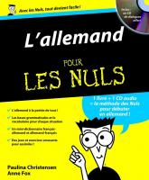 Allemand Pour les Nuls (L')