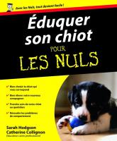 Eduquer son chiot Pour les Nuls