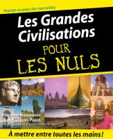 Les Grandes Civilisations pour les Nuls