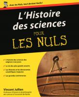 L'Histoire des sciences pour les Nuls