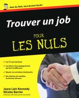 Trouver un Job Pour les nuls