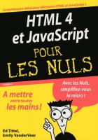 HTML 4 et Javascript 2e Megapoche Pour les nuls