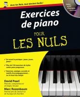 Exercices de piano Pour les nuls