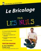 Le Bricolage tout en couleur Pour les nuls