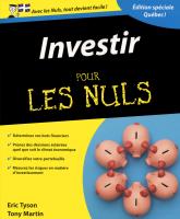 Investir pour les Nuls