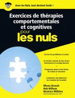 Exercices de TCC pour les nuls