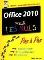Office 2010 Pas à pas Pour les nuls