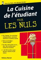 La Cuisine de l'étudiant pour les Nuls poche