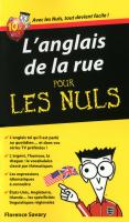 L'anglais de la rue pour les Nuls Guide de conversation