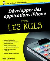 Développer des applications iPhone 2e Pour les Nuls