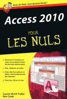 Access 2010 Poche Pour les Nuls