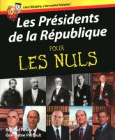 Les Présidents de la République pour les Nuls