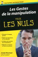 Les Gestes de la manipulation Poche pour les Nuls