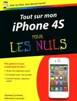 Tout sur mon iPhone 4S Pour les Nuls