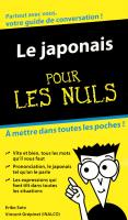 Le Japonais - Guide de conversation Pour les Nuls