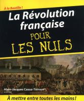 La Révolution française Pour les Nuls