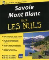 Savoie - Mont Blanc pour les Nuls