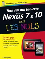 Tout sur ma tablette Google Nexus 7 Pour les Nuls