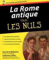 La Rome antique Pour les Nuls