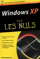 Windows XP, édition spéciale Poche pour les Nuls