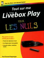 Tout sur ma Livebox Play Pour les Nuls