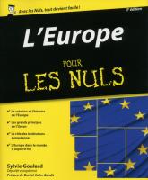 L'Europe pour les Nuls, 3e édition