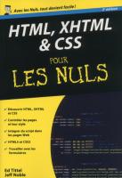 HTML, XHTML et CSS poche pour les Nuls 3e édition