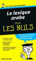 Lexique arabe Pour les Nuls