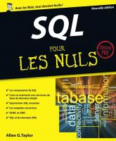 SQL pour les Nuls, nouvelle édition